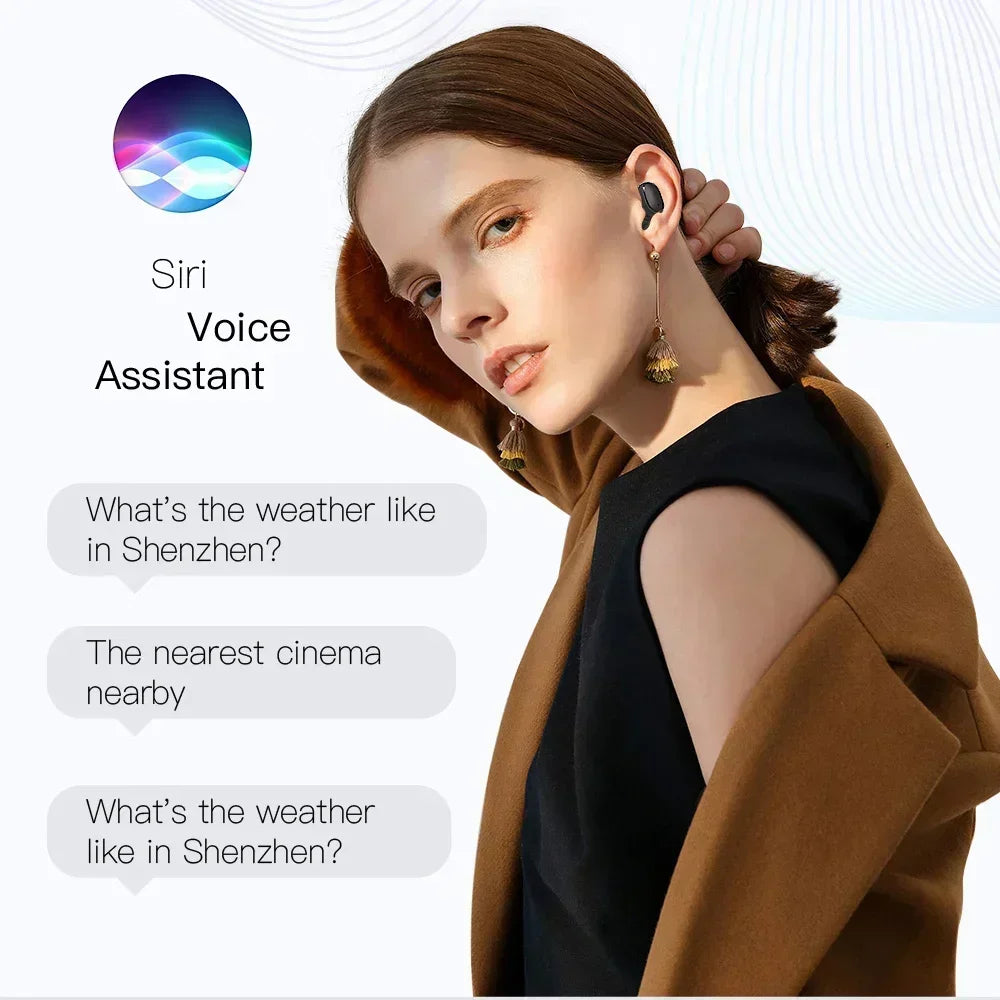 E6S Wireless Bluetooth Earphones TWS Bluetooth Headset Wireless Earbuds Noise Canceling Earphones with Microphone Headphones
