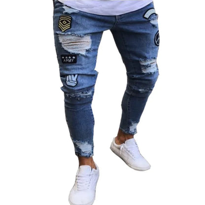 Jean Coupe Pencil en Denim Premium – Style Casual, Taille Basse &amp; Délavage Clair