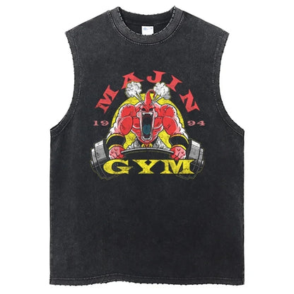 Débardeur Hip-Hop DRAGON BALL – Style Streetwear, Maille Coton &amp; Confort Four Seasons