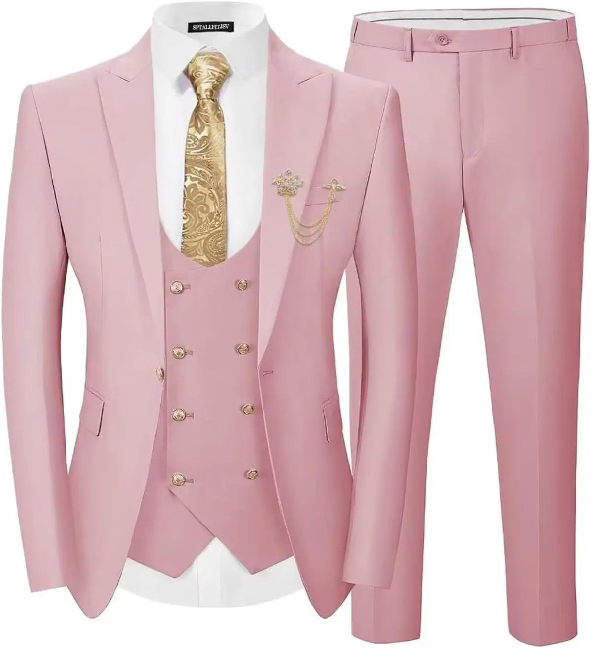 Costume de Mariage "Smart Casual" WSMDA – Simple Boutonnage, Coton &amp; Polyester Premium