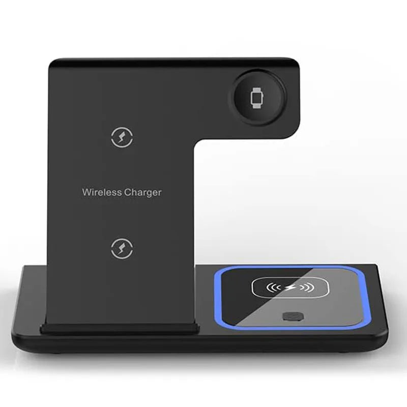 3 in 1 30W Foldable Wireless Charging Station for iPhone 17 16 15 14 13 Pro Max iWatch Ultra Airpods Pro Fast Charger Stand Dock