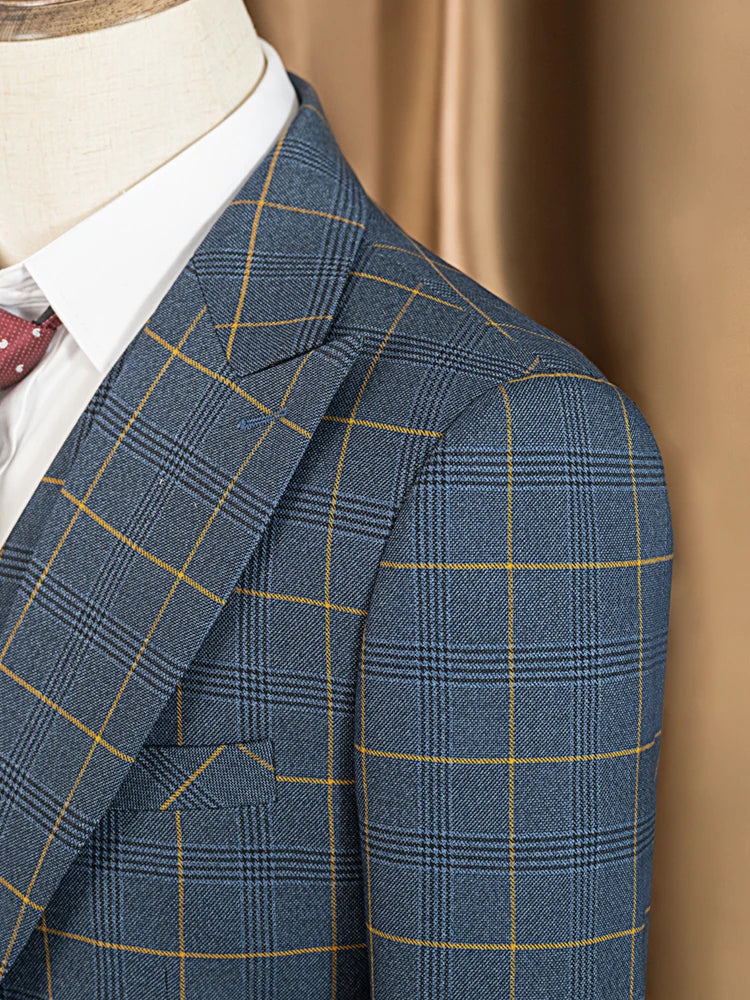 Costume Homme Business &amp; Smart Casual ST Cassy – Modèle 701 (Maille Knit Confort, Mélange Polyester &amp; Rayonne)