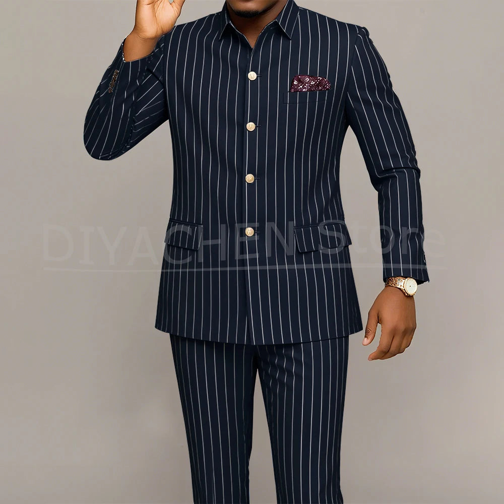 Costume Homme Slim Fit LAIDITYA – Simple Boutonnage, Style Smart Casual &amp; Sur-Mesure Artisanal