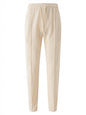 Men's Waffle Check Stand-Up Collar Semi-Casual Business Suit Button-Down Top with Comfortable Trousers have 1/2pieces