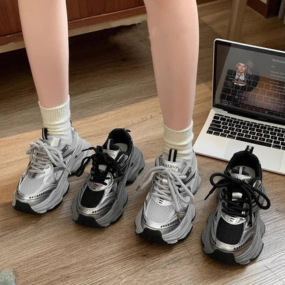 Sneakers Imperméables ROME YBQJOO 2025 – Confort Casual, Style Épuré &amp; Semelle Plat-Compensée