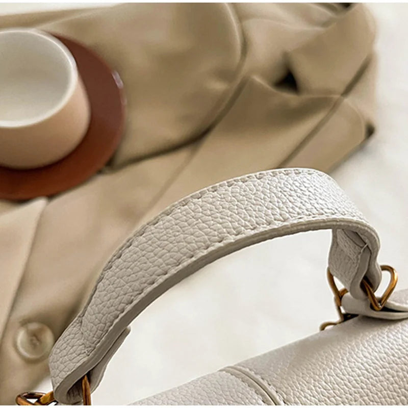 Brand Luxury Trapezoidal Clutch Bag Hardware Lock Design Square Bag Fashion Shoulder Handbag Crossbody Women Evening Clutches