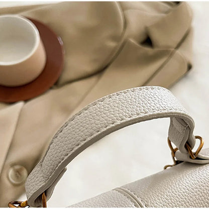 Brand Luxury Trapezoidal Clutch Bag Hardware Lock Design Square Bag Fashion Shoulder Handbag Crossbody Women Evening Clutches
