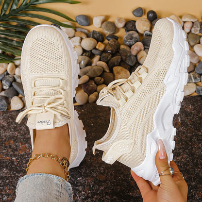 Sneakers Compensées Femme SA006 – Style Urbain, Confort &amp; Hauteur
