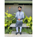 Muslim Kurtta Caftan Dubai Men'S Robe Long-Sleeved Ethnic Style 2026 Stand Collar Arabic Clothing National style Middle Eastern