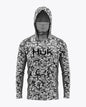 Men's Fishing hooded sweatshirt Fishing UV protection hoodie Camiseta De Pesca clothing hooded top grey white