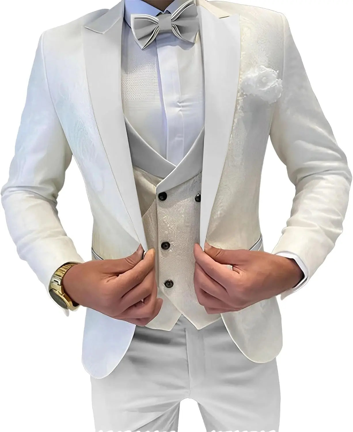Costume de Mariage "Smart Casual" WSMDA – Simple Boutonnage, Confort Coton &amp; Style Urbain