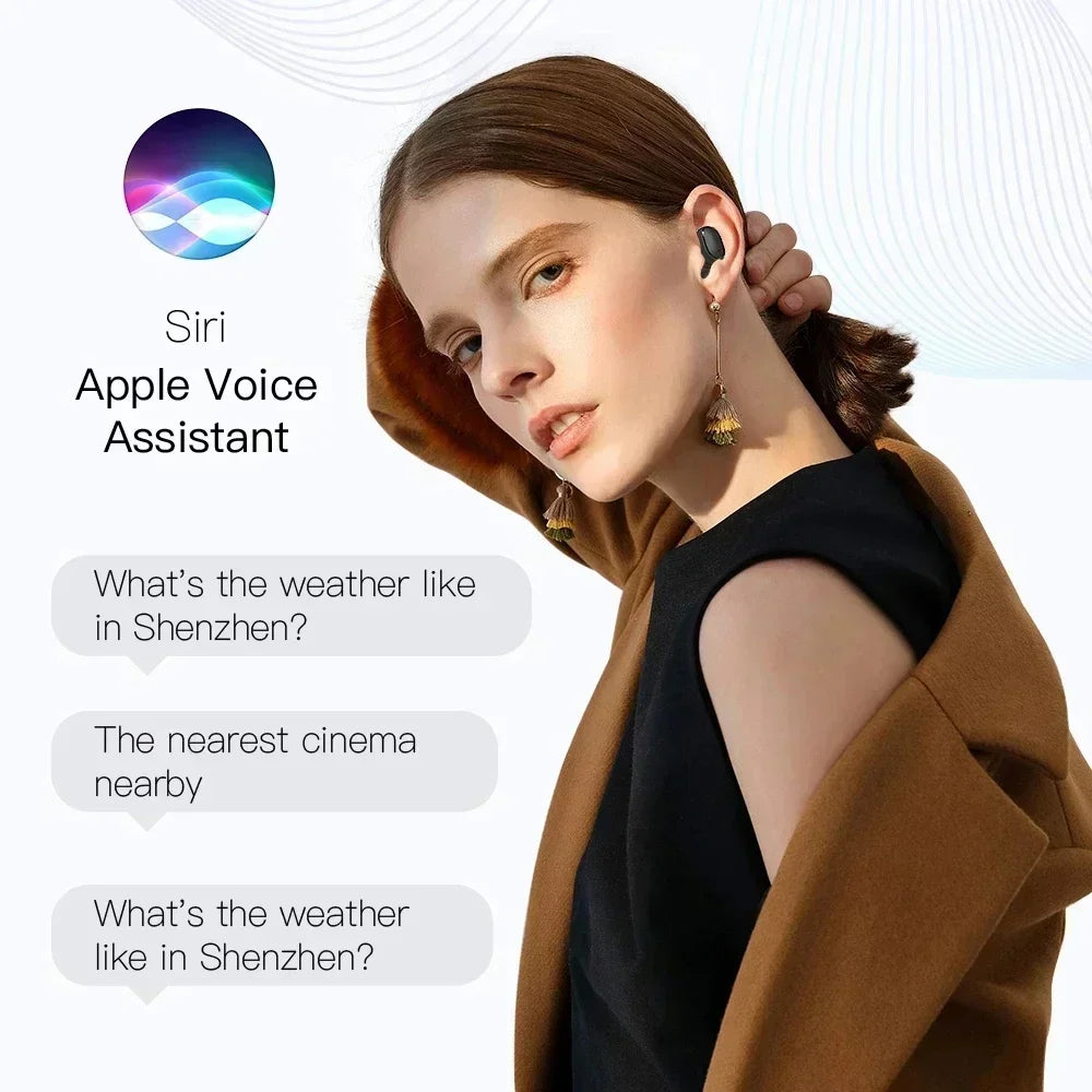 E6S Wireless Bluetooth Earphones TWS Bluetooth Headset Wireless Earbuds Noise Canceling Earphones with Microphone Headphones