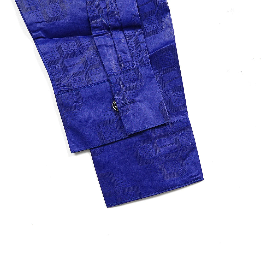 H&D African Clothing Traditional 3PCS Outfit For Man Bazin Riche Agbada Embroidery Wedding Party Plus Size Muslim Men Clothing