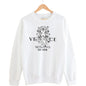 Men's autumn round neck sweatshirt set, luxurious printed simple casual sports set