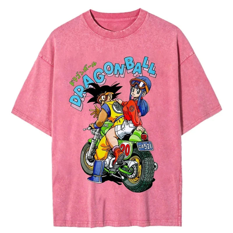 Débardeur Hip-Hop DRAGON BALL – Style Streetwear, Maille Coton &amp; Confort Four Seasons