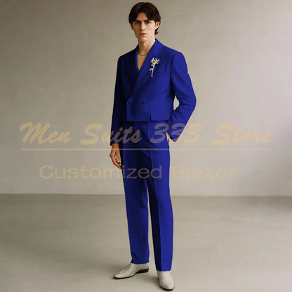 Costume Formel de Luxe KSDN – Double Boutonnage, Coupe Droite &amp; Sur-Mesure Premium
