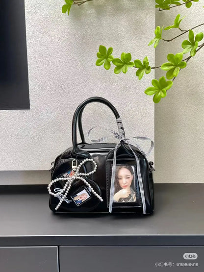 New Y2K Harajuku Shoulder Bag Women Korean Transparent Ita Bag Crossbody Bag Female Japanese Designer Trend Handbag Purse