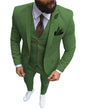 New Pink Men's 3 Pieces Suit Formal Business Notch Lapel Slim Fit Tuxedos Best Man Blazer For Wedding(Blazer+Vest+Pants)