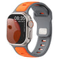 For Iwatch Series 11 10 9 8 7 6 5 4 SE3 Ultra 1 2 Silicone Strap Sports Band for Apple Watch 49mm 46mm 45mm 44mm 42mm 41mm 40mm
