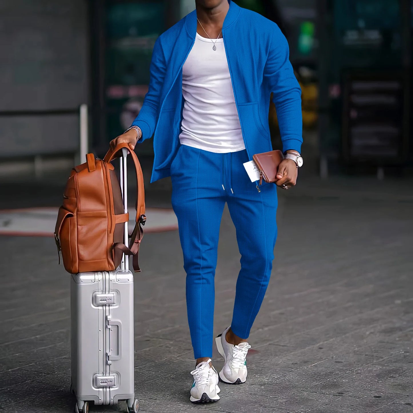 Ensemble Sportif – Style Urbain &amp; Confort Quotidien (Printemps-Automne)