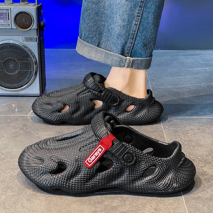 Baotou Slippers for Men and Women 2025 New Summer Outdoor Wear Non-Slip Anti-Odor Sports Beach Dual-Use Sandals and Slippers