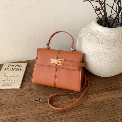 Elegant Versatile Ladies Crossbody Bag Handbag  Bag Fashionable Outgoing Small Handle Bag Commuting Style Detachable Strap