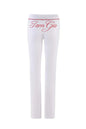 slim fit shoulder floral print bright line design slim fit hooded zipper short jacket pants for women