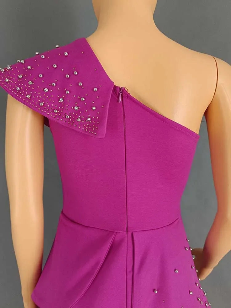 Combinaison Bustier Slim à Rivets – Édition Spéciale "Birthday &amp; Event"