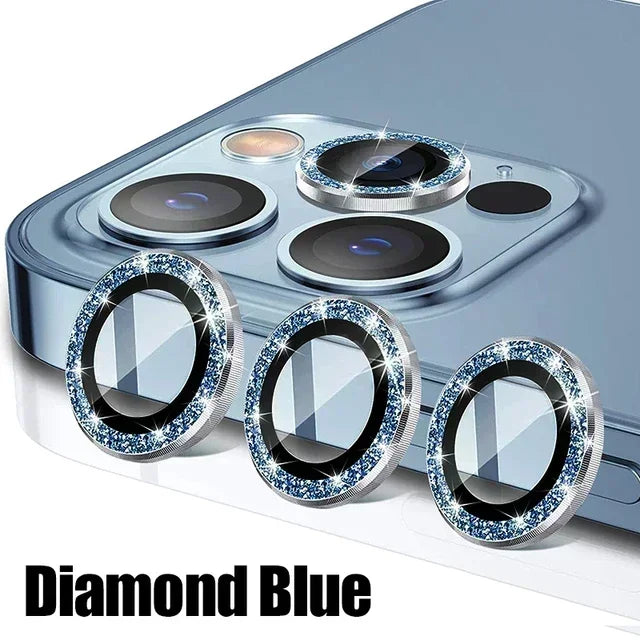 3Pcs Metal Lens Protector Glass for IPhone 16 13 12 11 14 15 Pro Max Mini Back Camera Lens Protection for IPhone 14 15 16 Plus