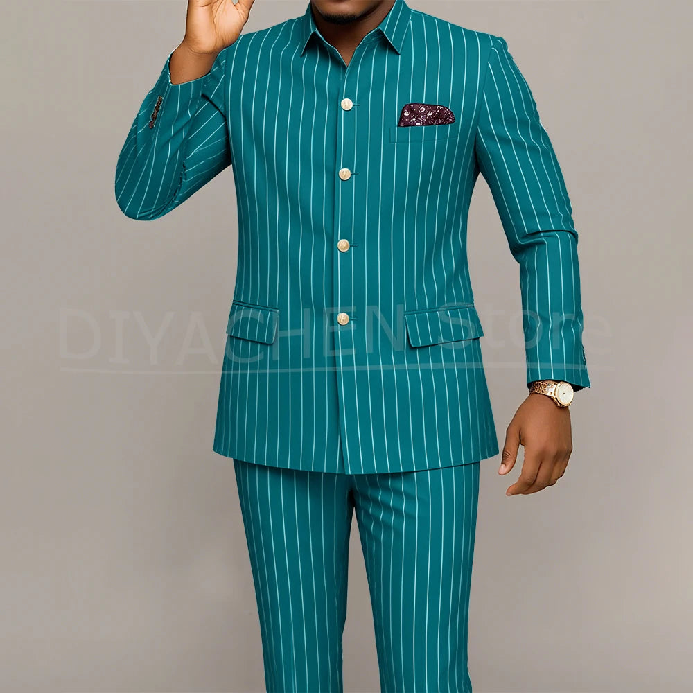 Costume Homme Slim Fit LAIDITYA – Simple Boutonnage, Style Smart Casual &amp; Sur-Mesure Artisanal