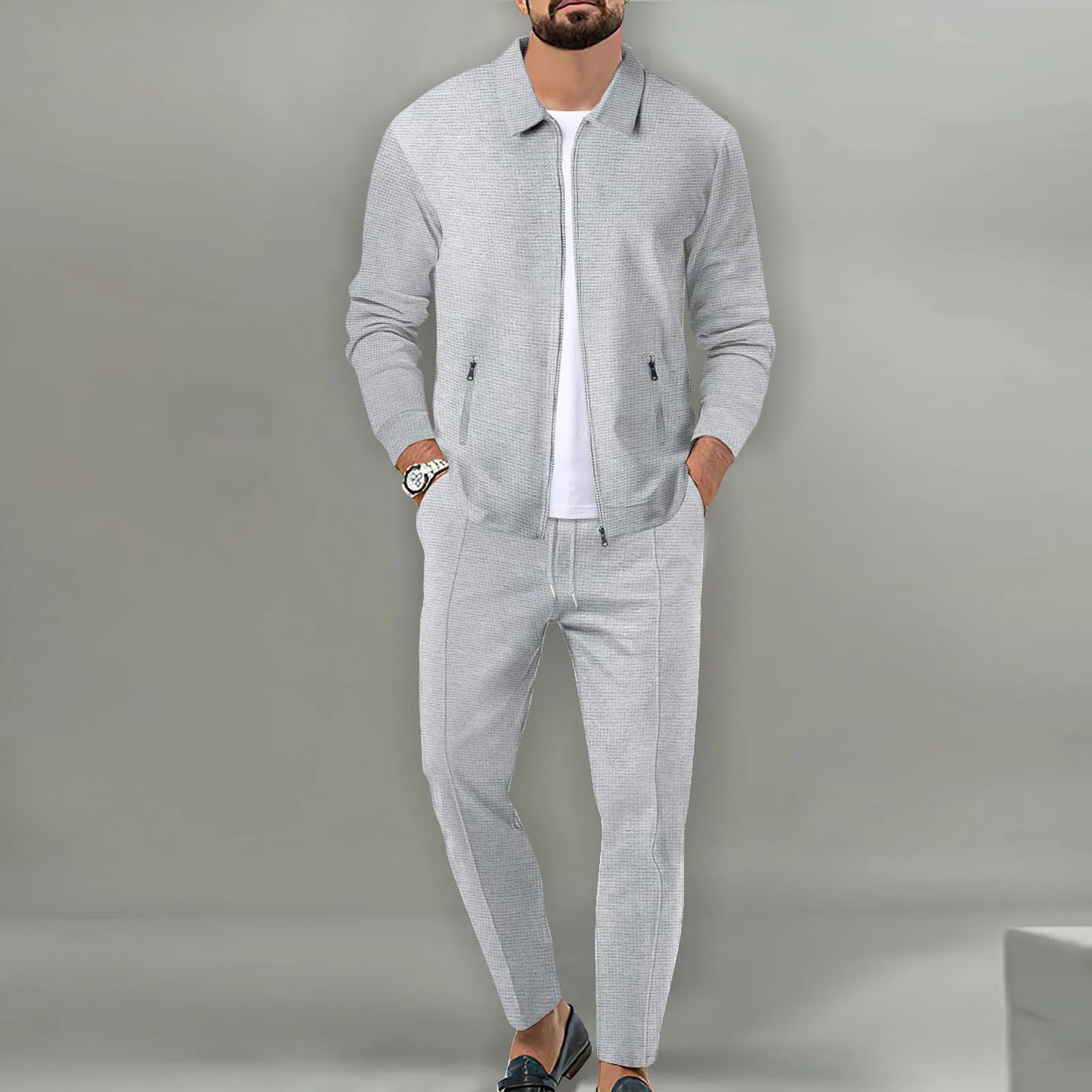 Ensemble Sportif – Style Urbain &amp; Confort Quotidien (Printemps-Automne)
