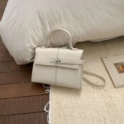 Elegant Versatile Ladies Crossbody Bag Handbag  Bag Fashionable Outgoing Small Handle Bag Commuting Style Detachable Strap