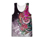 Samurai Oni Mask Tattoo 3D All Over Printed Men vest Summer Harajuku Sleeveless T-shirt Unisex Casual Polyester Tank Tops