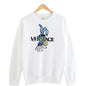 Men's autumn round neck sweatshirt set, luxurious printed simple casual sports set