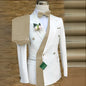 Costume de Mariage Ample Fnoexw – Style Formel, Confort Coton &amp; Braguette à Boutons