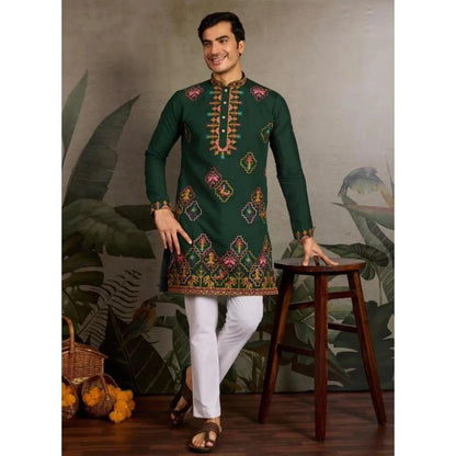 Muslim Kurtta Caftan Dubai Men'S Robe Long-Sleeved Ethnic Style 2026 Stand Collar Arabic Clothing National style Middle Eastern