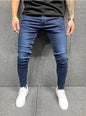 Jean Coupe Pencil en Denim Premium – Style Casual, Taille Basse &amp; Délavage Clair