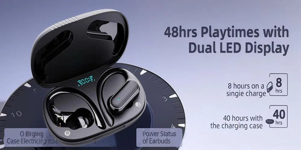 Wireless Bluetooth earphones A520 Headset HD Sound Quality Stereo Headphones Touch Light Mini High Quality Earbuds Anti-Sweat