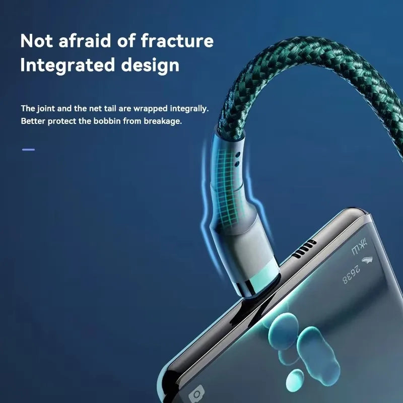 120W Fast Charge Cable  PD Quick Charging High Quality USB C TO USB Type C Cable For iPhone Xiaomi 17 Plus Pro Max Samsung S24