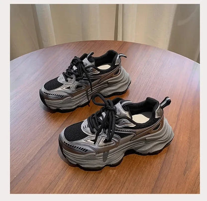 Fashion Platform Sneakers for Women Casual Non Slip Thick Sole Sports Shoes Woman Comfortable Casual Sports Shoes Zapatos Mujer
