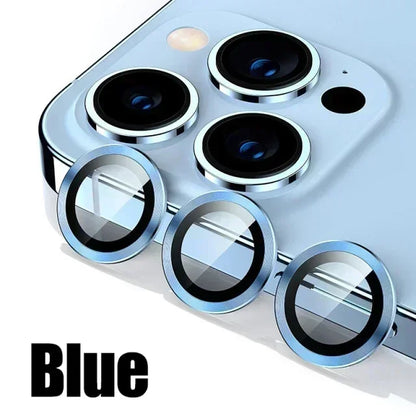 3Pcs Metal Lens Protector Glass for IPhone 16 13 12 11 14 15 Pro Max Mini Back Camera Lens Protection for IPhone 14 15 16 Plus