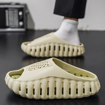 Spring Summer New Men's Massage Slippers Indoor Outdoor Sandals Beach Men Casual Shoes Comfortable Slides Male Home Slippers