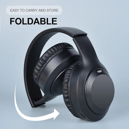 Over-Ear Hi-Fi Stereo M5 Headsets Wireless Bluetooth 5.3 Headphones Sports Gaming Earphones Support TF/AUX Noise Reduction