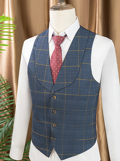 Costume Homme Business &amp; Smart Casual ST Cassy – Modèle 701 (Maille Knit Confort, Mélange Polyester &amp; Rayonne)