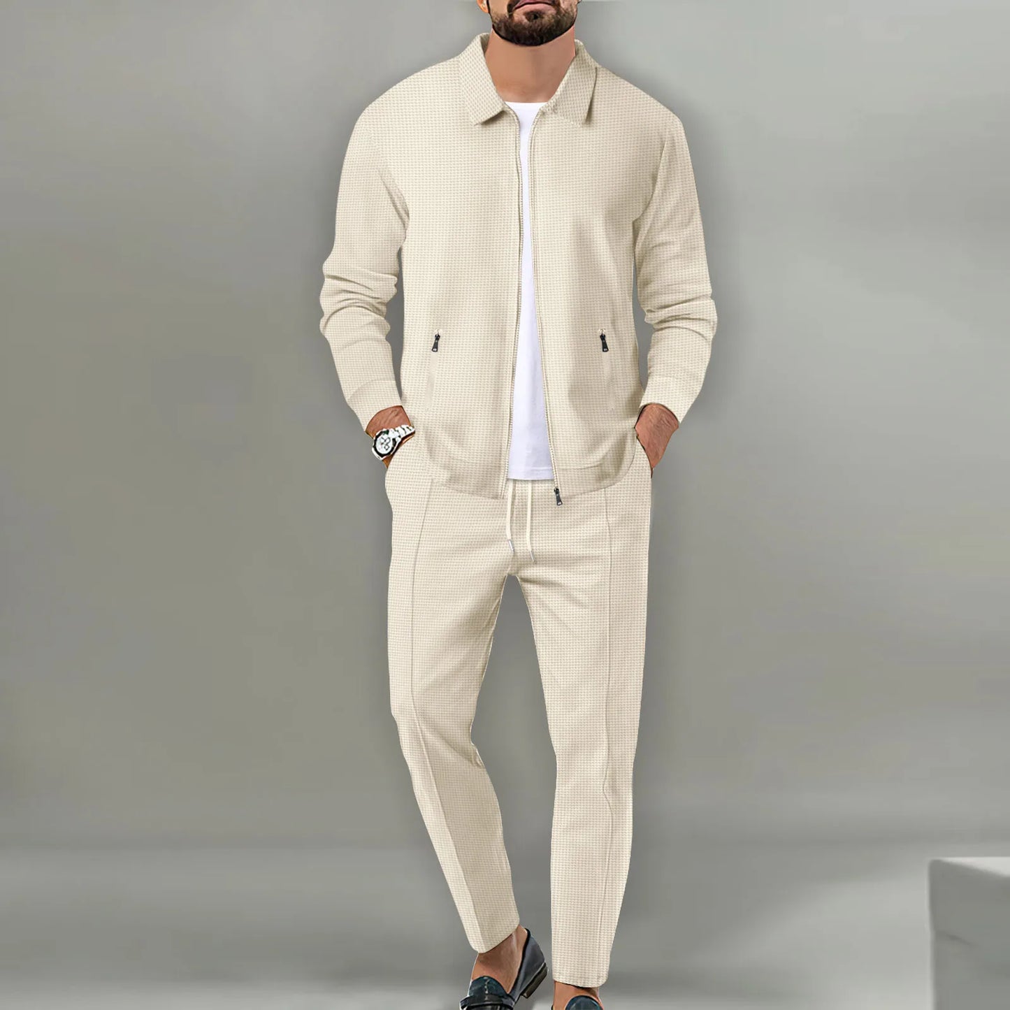 Ensemble Sportif – Style Urbain &amp; Confort Quotidien (Printemps-Automne)