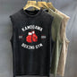 Men's Tank Top Anime Hajime No Ippo Graphic T-shirt Print Oversized Gym Clothing Vintage Wash Sleeveless Vest Womens Y2k Clothes