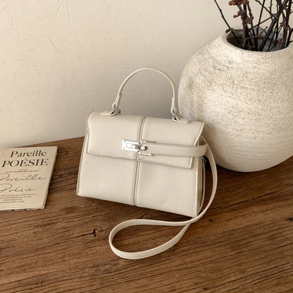 Elegant Versatile Ladies Crossbody Bag Handbag  Bag Fashionable Outgoing Small Handle Bag Commuting Style Detachable Strap