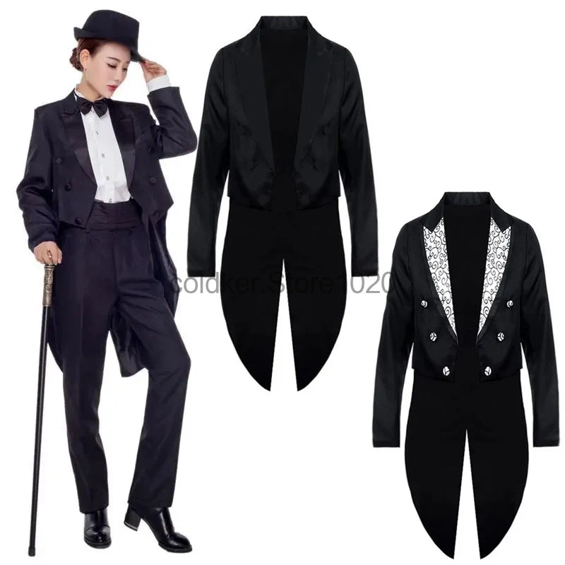 Costume Queue-de-Pie Homme "Classic Tuxedo" – Style Gothique &amp; Formel