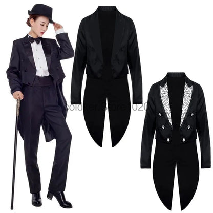 Costume Queue-de-Pie Homme "Classic Tuxedo" – Style Gothique &amp; Formel