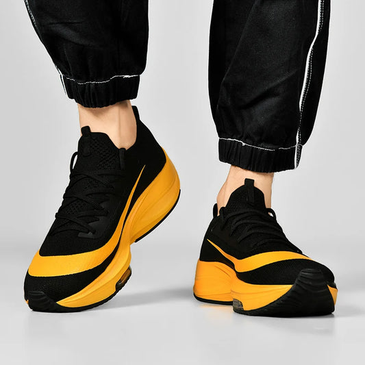Marathon Sports Running Shoes Men Breathable Lightweight Sneakers Comfortable Athletic Nonskid Leisure Women Outdoor Sneakers